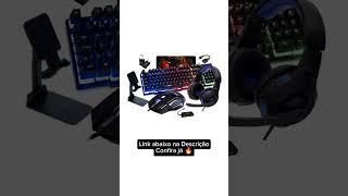 📢 Teclado Led E Mouse Gamer Pc + Kit Cel Mobilador + Headset