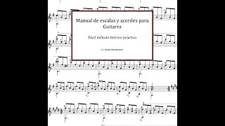 ¡Descarga el Manual de escalas y acordes para guitarra!