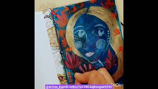 Acrylic Mixed Media Paintings for beginners #colorful #painting #mixmediaart