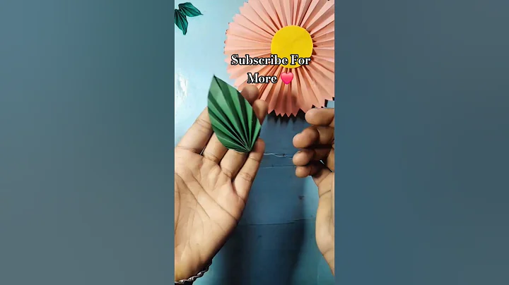 How To Make Paper Leaf 🍃 Easy Steps #leaf #viral #shorts #ytshorts #papercraft