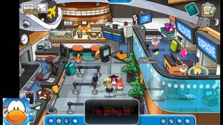 Club Penguin Travel to another location using a plane screenshot 5
