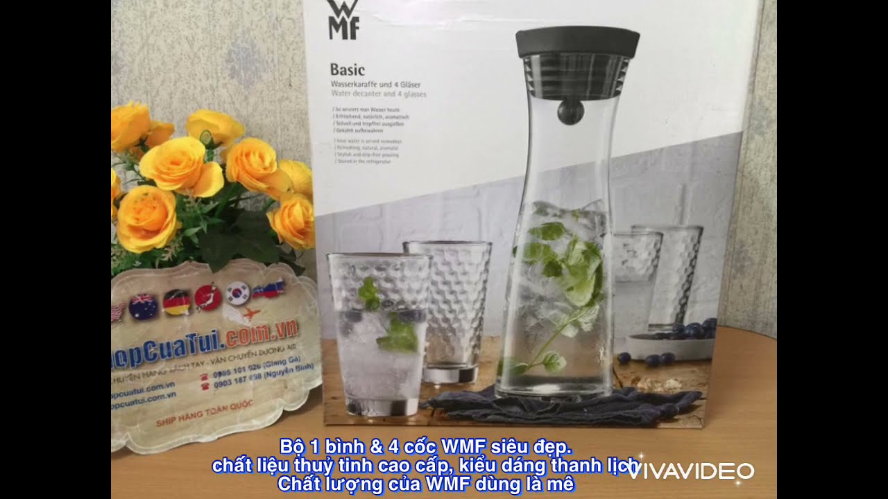 Set 1 bình + 4 cốc WMF siêu đẹp và tiện lợi - Shopcuatui.com.vn