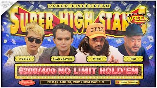 SUPER HIGH STAKES WEEK!! $200/400/800!! Alan Keating, Mikki, JRB, Wesley!! (PART 1 of 3)