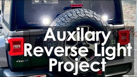 Auxiliary Reverse Light Install