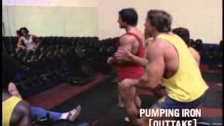 Arnold Shows Franco How To Pose