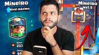 ME ASSUSTEI COM MINHA PRIMEIRA CARTA LENDÁRIA NIVEL MÁXIMO NO CLASH ROYALE!