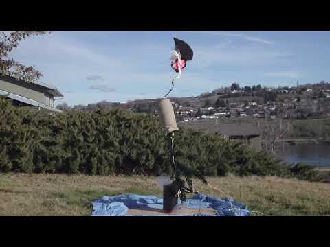 Successful Test of 6" Peregrine IDS with 16' UAV Parachute | Drone Parachute Ejection