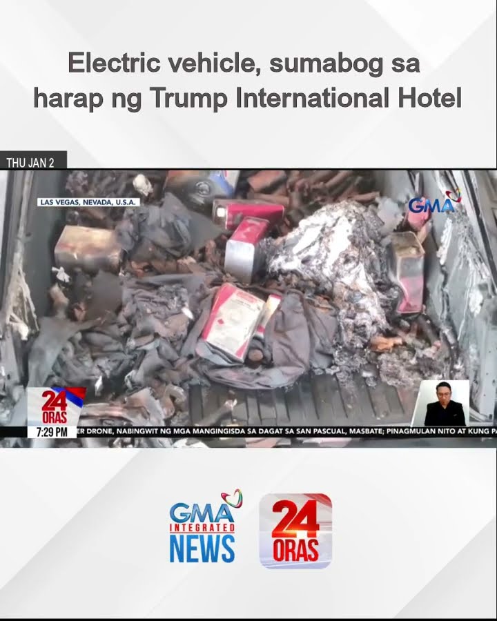 Electric vehicle, sumabog sa harap ng Trump International Hotel | 24 Oras