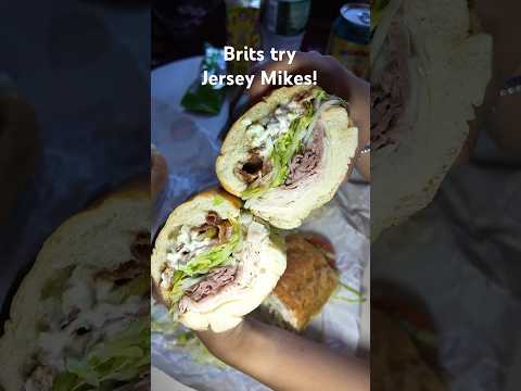 Brits try Jersey Mikes! #jerseymikes #food #mlg
