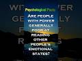 Are people with power generally poor at reading other people's emotional states? #psychology