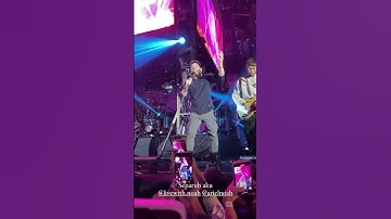 Momen Ariel NOAH Nyanyikan Separuh Aku at PSCC Palembang 2022 #shorts