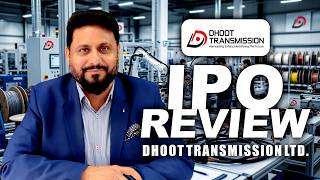 Dhoot Transmission Ltd.- #IPO Review by @Tradeswift1