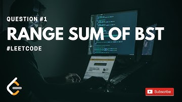 Leetcode #938 | Range Sum of BST PROBLEM |  EASY