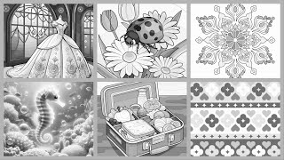 Hey Color By Number Game The Art of Calm A Colorful Collage of Art & Imagination #coloringbook screenshot 4