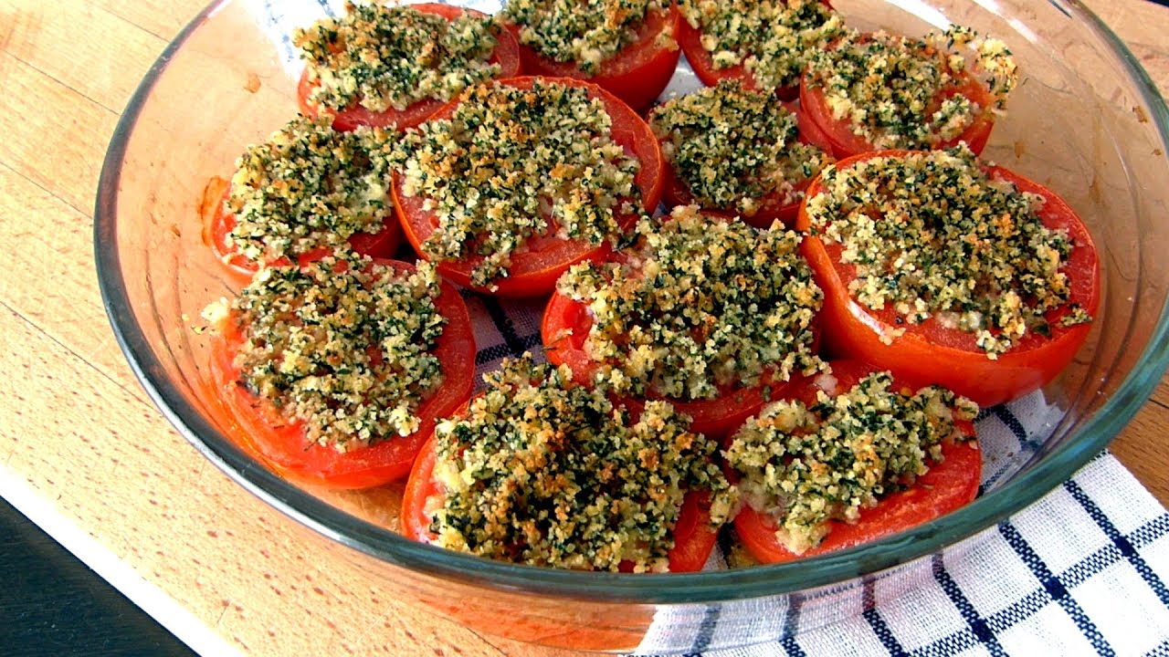 TOMATES AL HORNO RECETA TOMATES A LA PROVENZAL