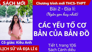 Các yếu tố cơ bản của bản đồ | Bài 2 - Tiết 1 - Trang 106 - Lịch sử và Địa lý 6 | Sách Cánh diều