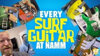 They went to NAMM and found EVERY SINGLE SURF GUITAR - 2024