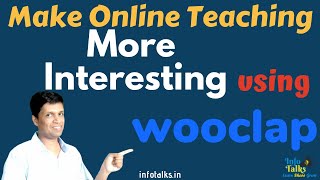 💁‍♂️ Make Online Teaching More Interesting  👉 Try wooclap  😇 Learn this easy app..