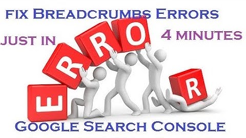How to fix Breadcrumbs Missing field item errors in Google Search Console HTML Wordpress (English)