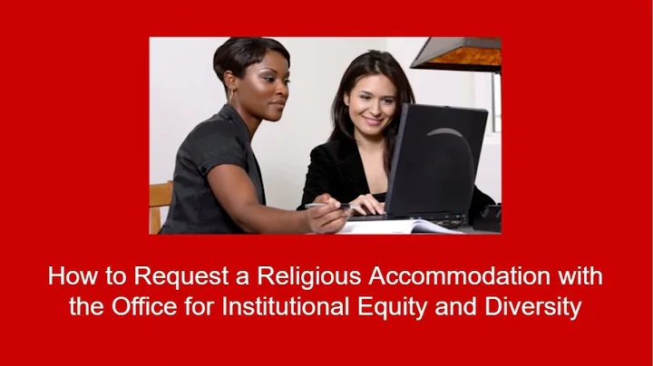 How to File a Religious Accommodation Request
