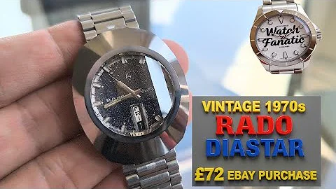 Vintage Rado DiaStar 1970s £72 eBay purchase review 