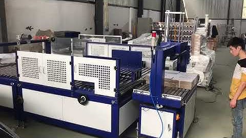 full automatic folder gluer machine equipped strapping machine