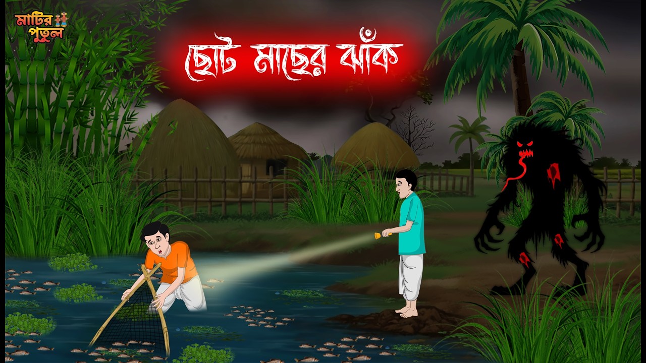 ছোট মাছের ঝাঁক | Bengali Moral Stories | Cartoon | Haunted | Horror Animation | MatirPutul