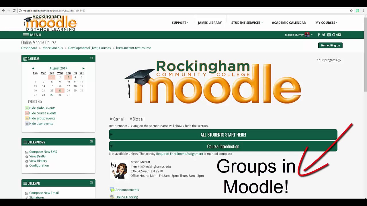 moodle assignment groups