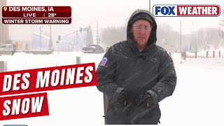 Heavy Snow Buries Des Moines As Winter Storm Blasts Millions