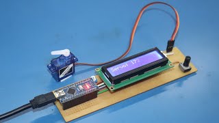 Servo motor tester with Arduino and 16x2 LED Display