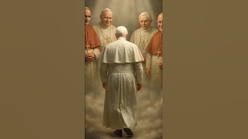 Thumbnail of The Heavenly Reunion  Popes United in the Sky ✝️