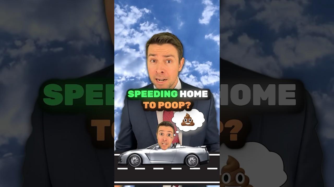 Need to Poop but Got Pulled Over!? 💩👮🏻‍♂️#shorts