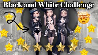 *I CAN ONLY USE BLACK AND WHITE?!* Dress To Impress - Roblox