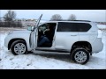 Toyota Land Cruiser offroad in snow, stuck and body structure