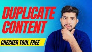 how to check duplicate content for blog post || duplicate content checker tool free