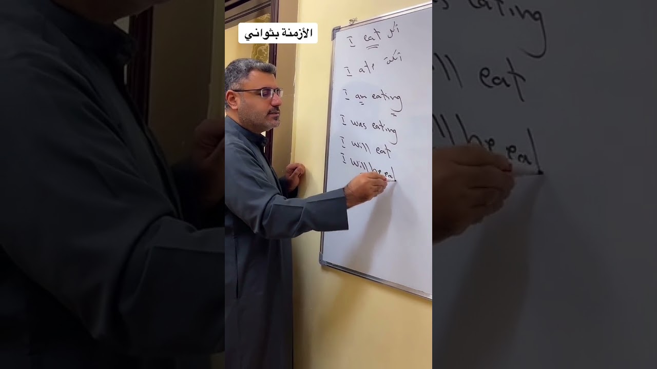 فقط دقيقتين شرح الأزمنة في اللغة الانجليزية  بكل سهولة tenses