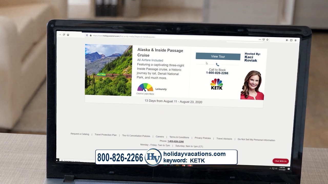 Holiday Vacations Online Travel Show