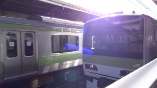 JR山手線E231系池袋発着/JR Yamamote Line Ikebukuro Station/2014.01.10