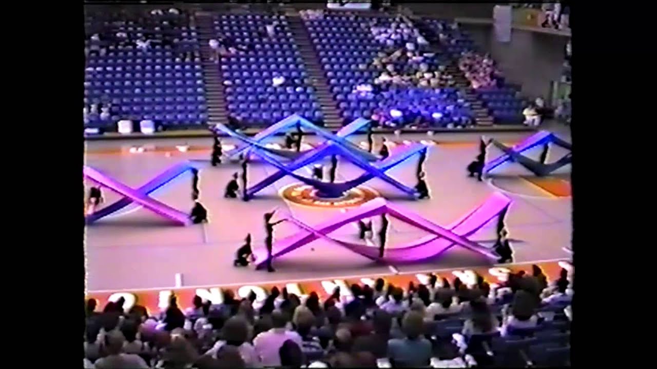 Northwest Sidekicks drill team Spring 1989 team prop routine Marching
