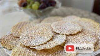 How to make Pizzelle (classic authentic italian cookies)