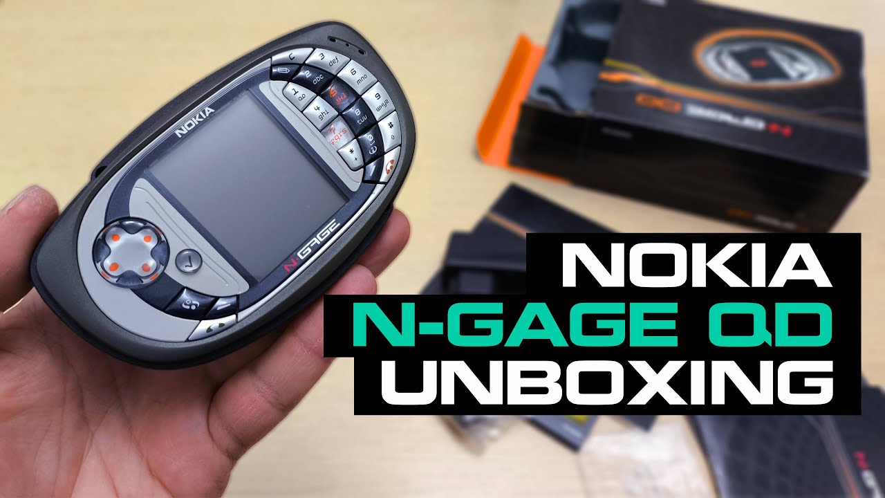 Nokia N-Gage QD Unboxing 4K (RH-29) - Review - Full Pack with all accessories