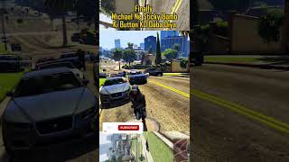 Finally Micheal Ne Sticky Bomb Ki Button Ko Daba Diya | Gta 5 Game Gta V Game #gta5 #gtav #shorts