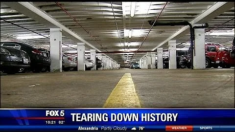 "Deep Throat" parking garage to be torn down in Arlington