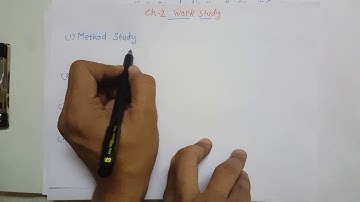 Ch 2 Standardisation, Simplification and Time study, Motion Study, Method Study, Fatigue, Work study