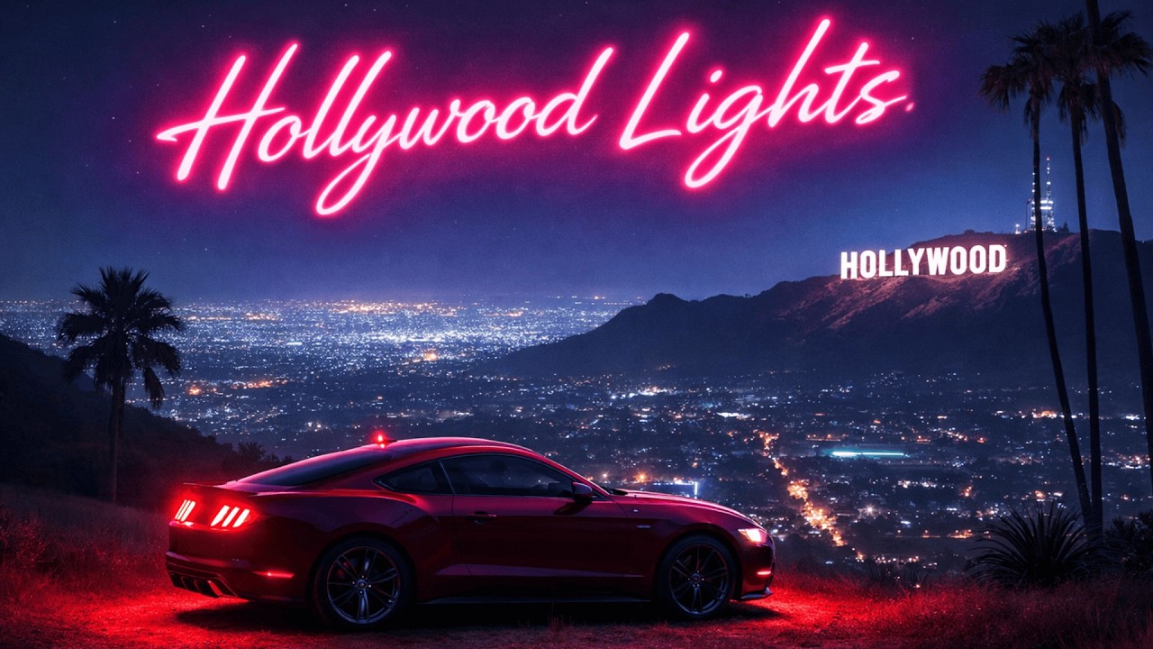 Hollywood Lights | Synthwave Romance | 80s Retro Nostalgic Song