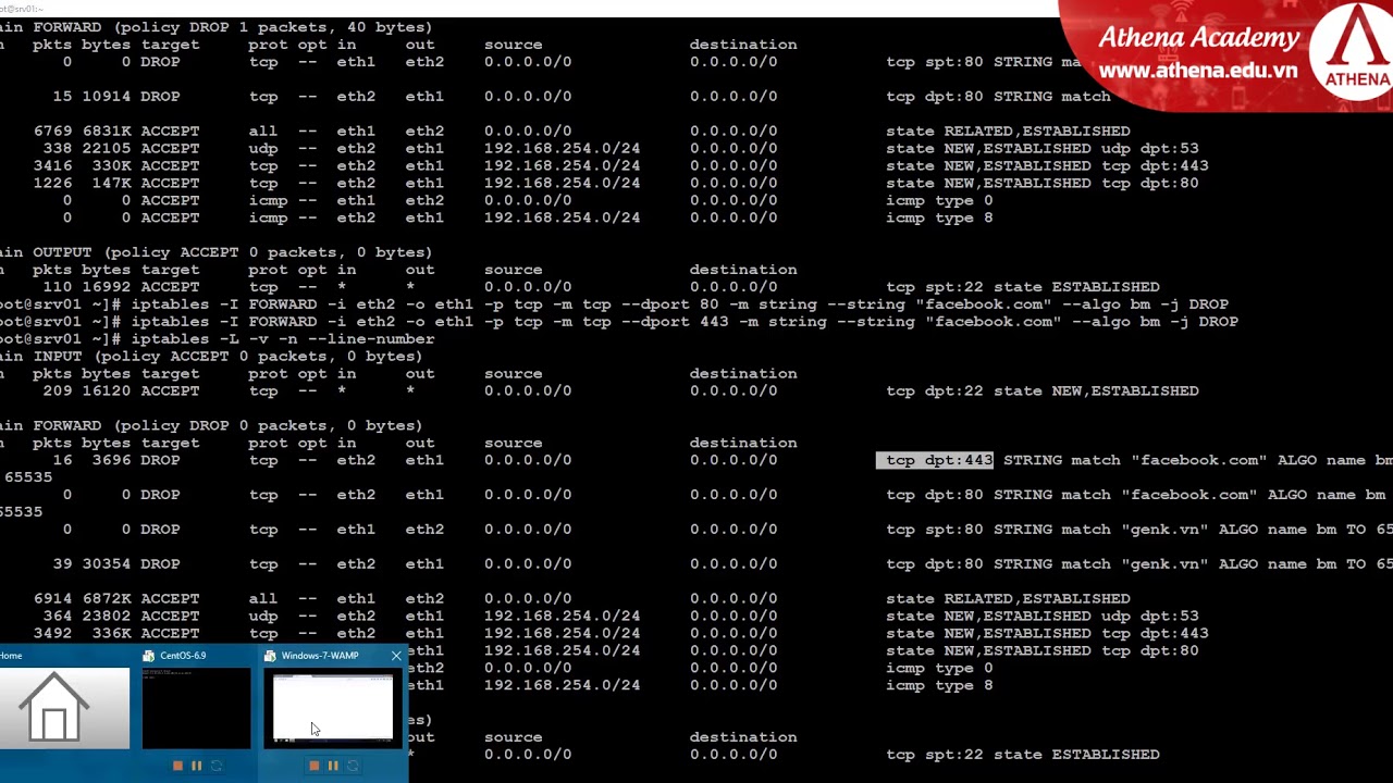 firewall linux  New  THIẾT LẬP CƠ BẢN LINUX FIREWALL   PHẦN 4