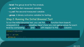 How to Permute a Column and Perform Binomial Tests in R Using tidyverse