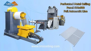 LMS Perforated Metal Ceiling Panel Production Line