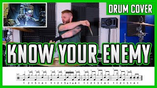 Know Your Enemy - Drum Cover + Notation