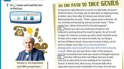 Action 10 module 7 p88 ex2b On the Path to true genius text ver